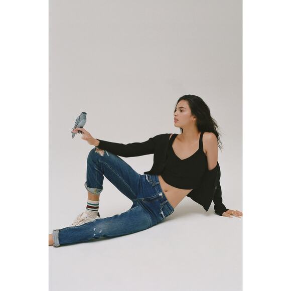 Anthropologie Maeve Cashmere Cropped Top - Large - Picture 2 of 7